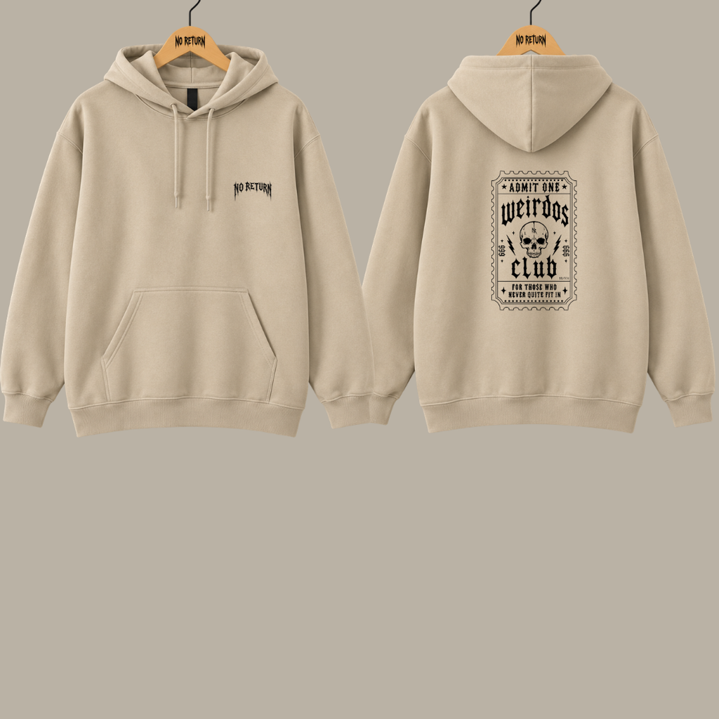 NR/002 WEIRDO'S CLUB HOODIE
