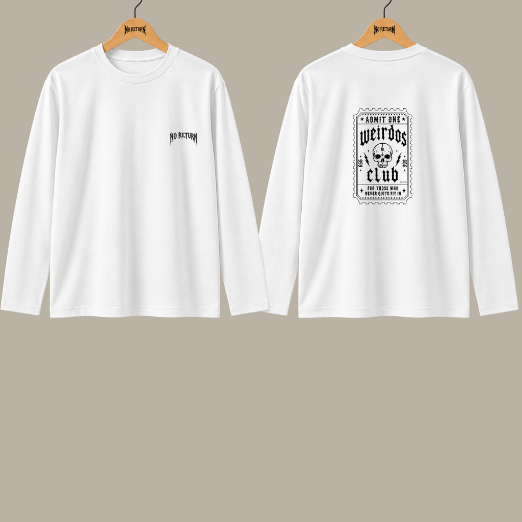 NR/002 WEIRDO'S CLUB LONGSLEEVE