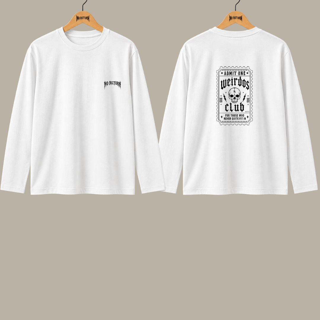 NR/002 WEIRDO'S CLUB LONGSLEEVE