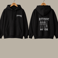 NR/001 DIFFERENT NOT LESS HOODIE