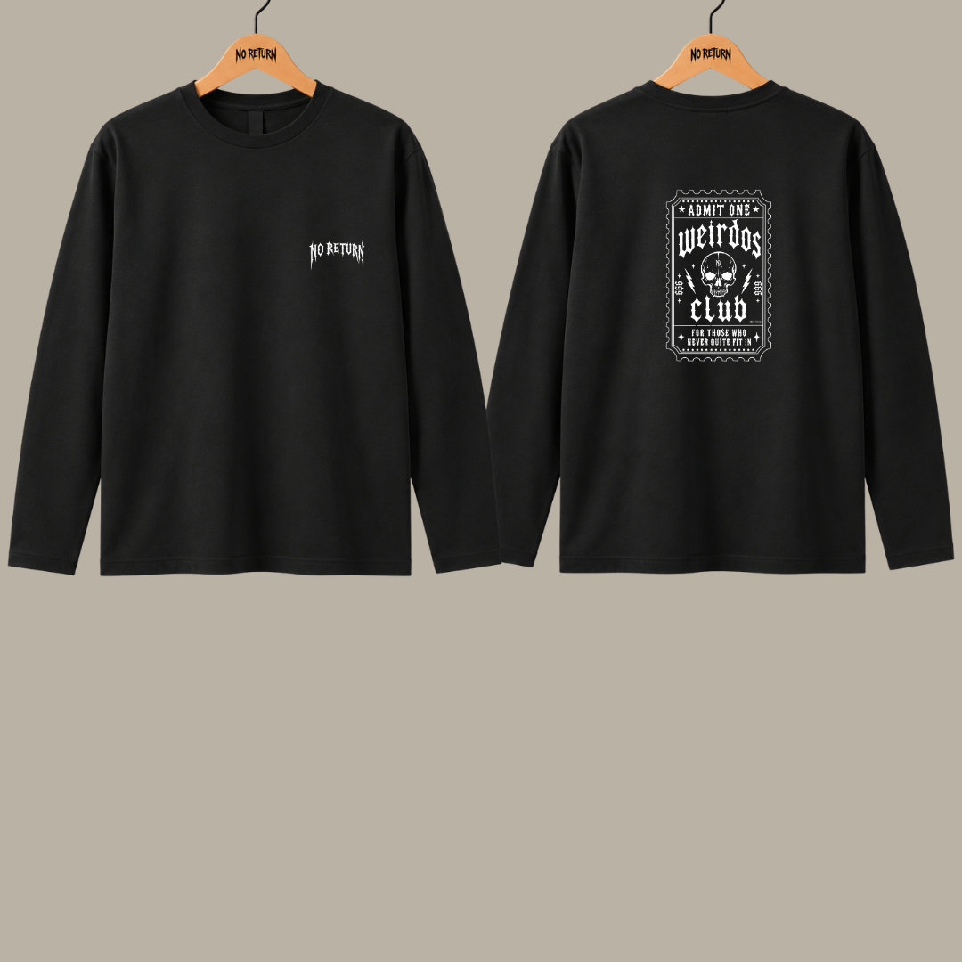 NR/002 WEIRDO'S CLUB LONGSLEEVE